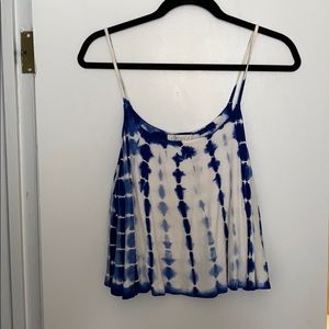Tie-dye crop top tank